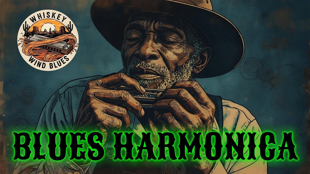 Midnight Delta Soulful Harmonica Acoustic – Dusty Desert Road Blues