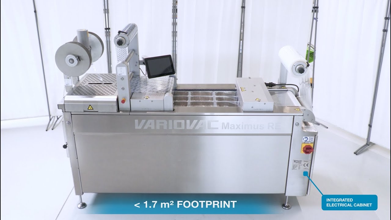 MAXIMUS RE - The Most Compact Thermoformer | Packaging Machine for Limited Space | Food Industry