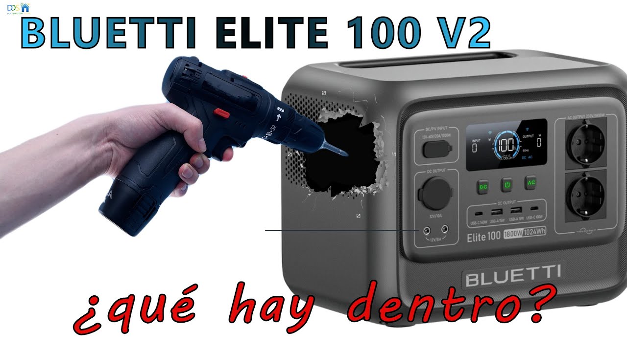 BLUETTI ELITE 100 V2 TEARDOWN &iquest;Cu&aacute;nto consume? &iquest;cu&aacute;nto dura? &iquest;cuida la bater&iacute;a?
