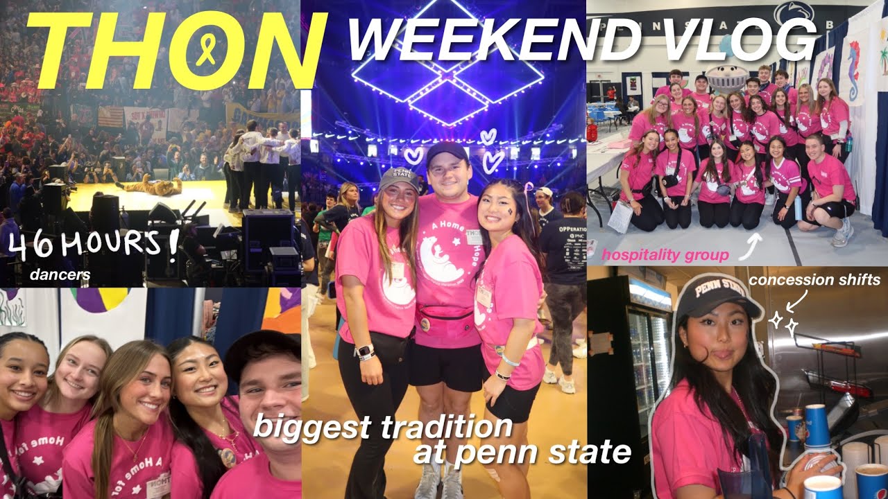 what 46 Hours at THON really looks like at PENN STATE:) (vlog style)