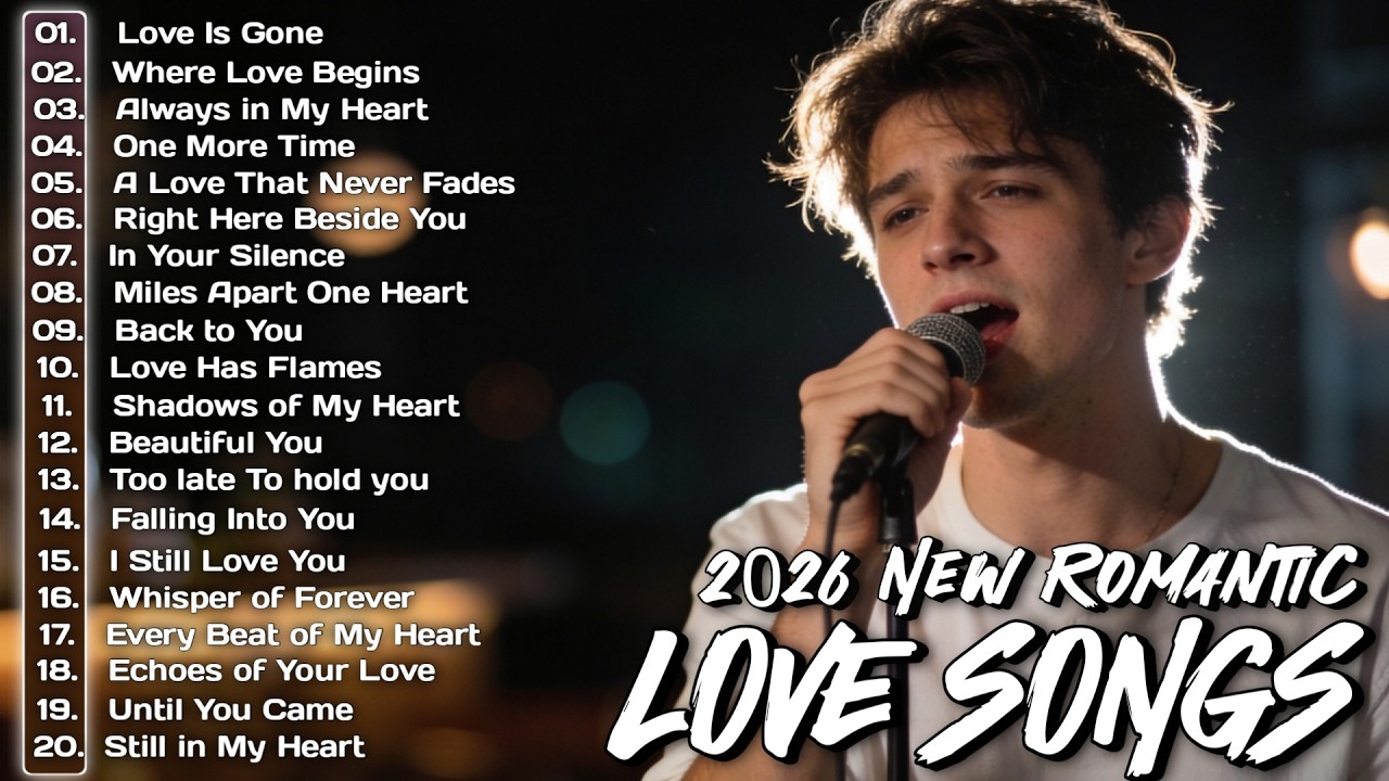 New 2026 Beautiful Love Songs 💕 | Heartfelt Ballads With Lyrics | Relaxing & Sleep Music