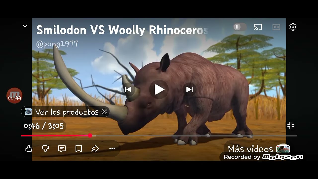 WOOLLY RHINOCEROS VS MAMMOTH