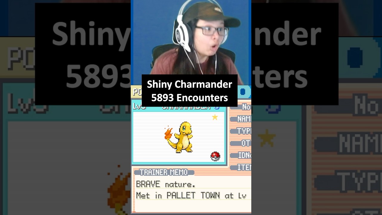 Shiny Charmander at 5893 Encounters!