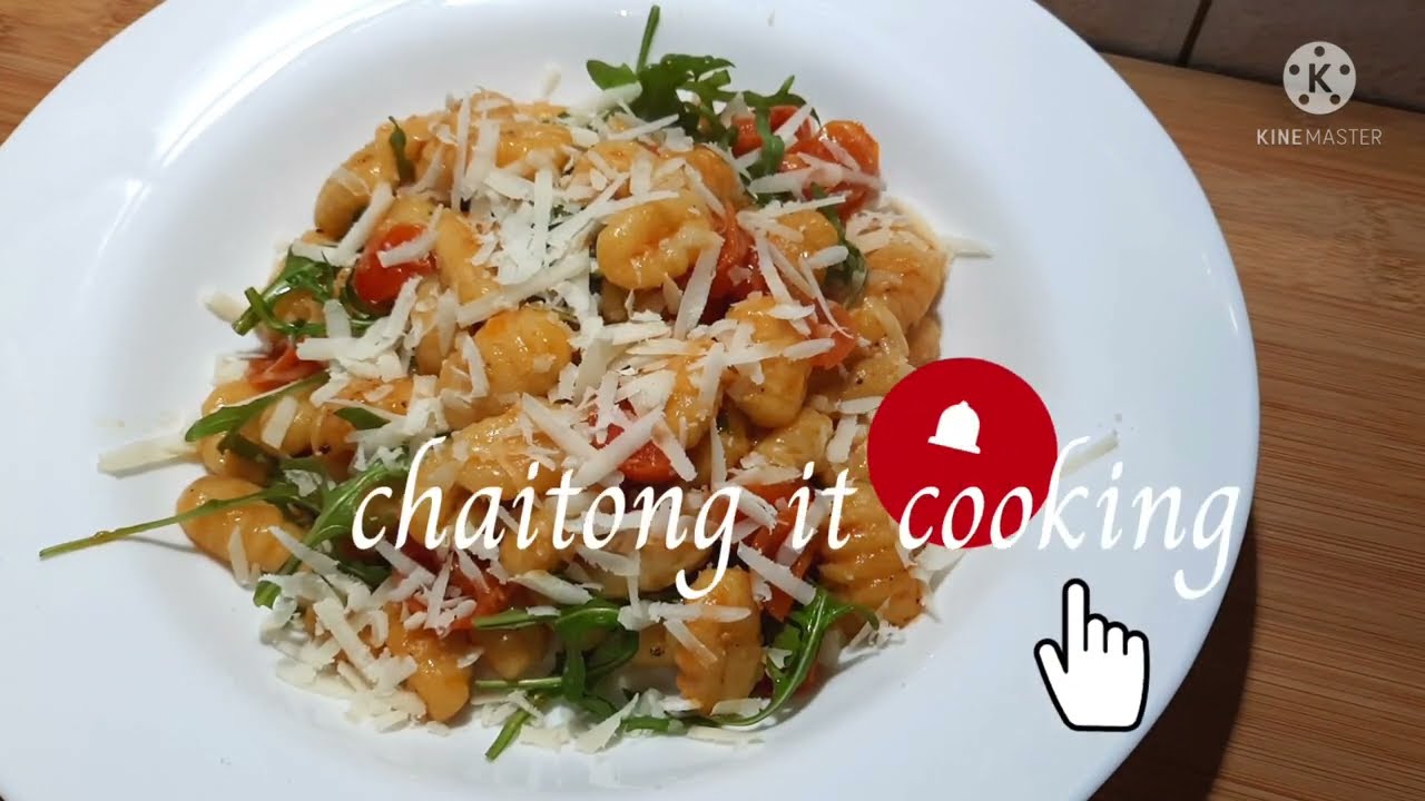 #gnocchi pomodorini rucola e parmigiano