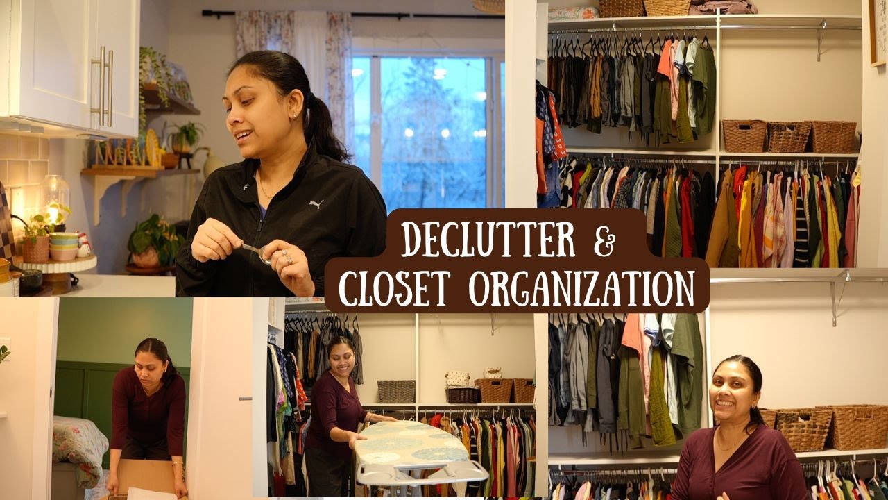 Decluttering & Organizing my Closet - Snow day perfect Breakfast