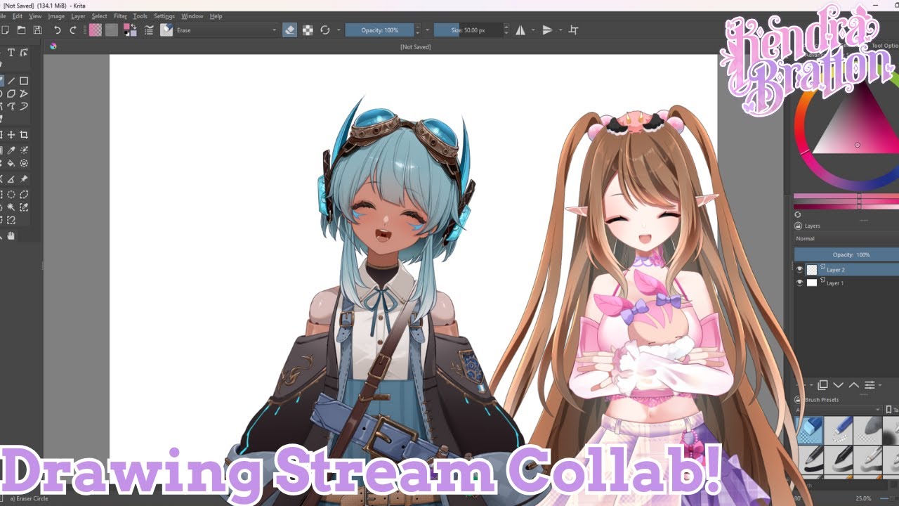 [DRAWING COLLAB] Drawing with...| Kendra Bratton Fairy VTuber  #vtubers