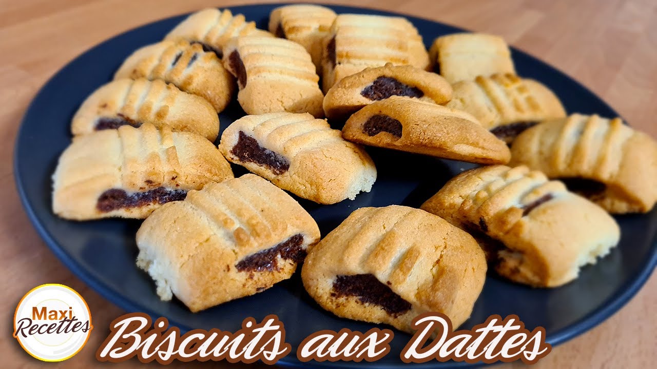 Biscuits Fondants aux Dattes Recette Facile et Rapide