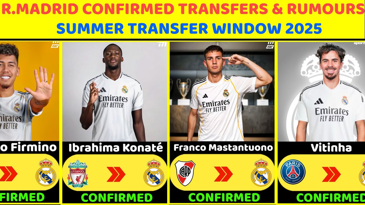 🚨REAL MADRID NEW SIGNINGS UNDER ALONSO✅ TRENT, HUJSEN DONE, VITINHA , KONATE, RUMOURS 🔥 SUMMER 2025