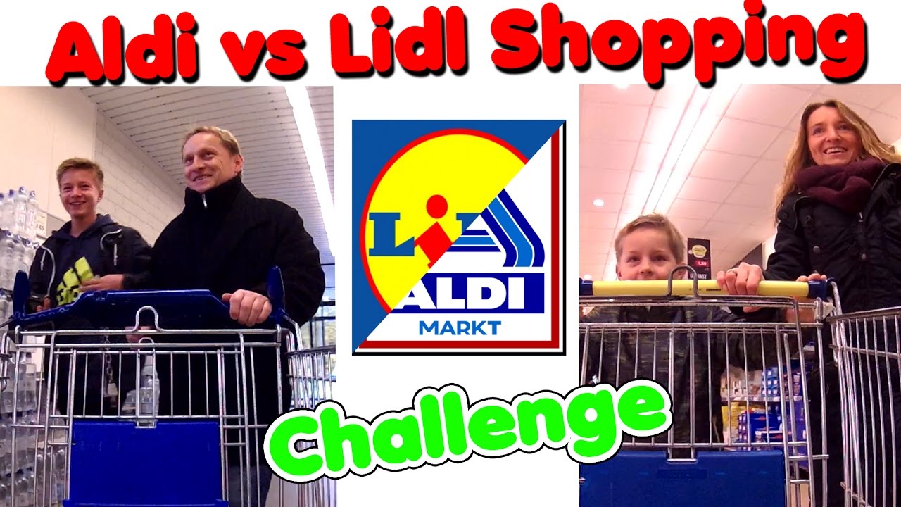 ALDI vs LIDL Shopping Challenge TipTapTube