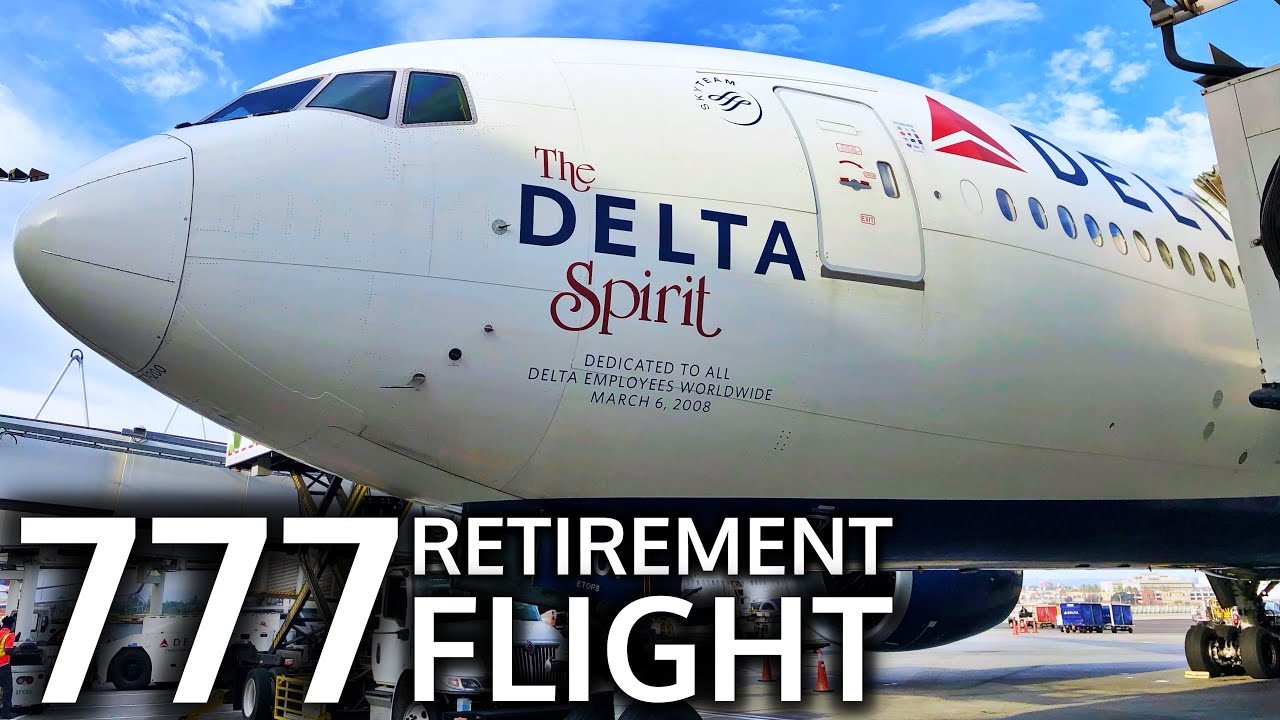 Final Flight: Delta Air Lines B777-200LR New York City to Los Angeles (JFK-LAX)