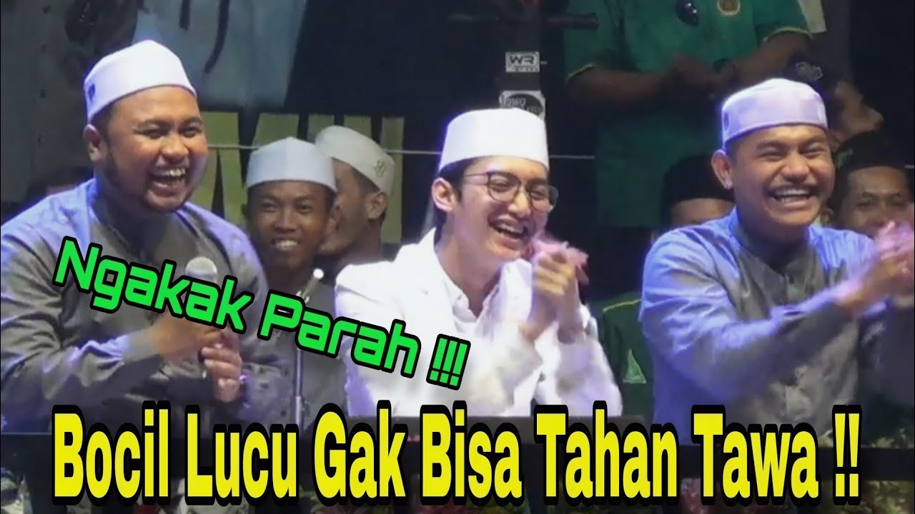 Kocak !! Kelakuan Bocil Sa'at Sholawat Bersama Gus Azmi & Syubbanul Muslimin Di Rajegwesi Tegal