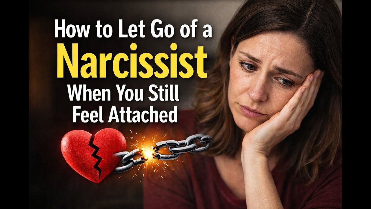How to Let Go of a Narcissist When You Still Feel Attached #traumabond #narcissisticabuse