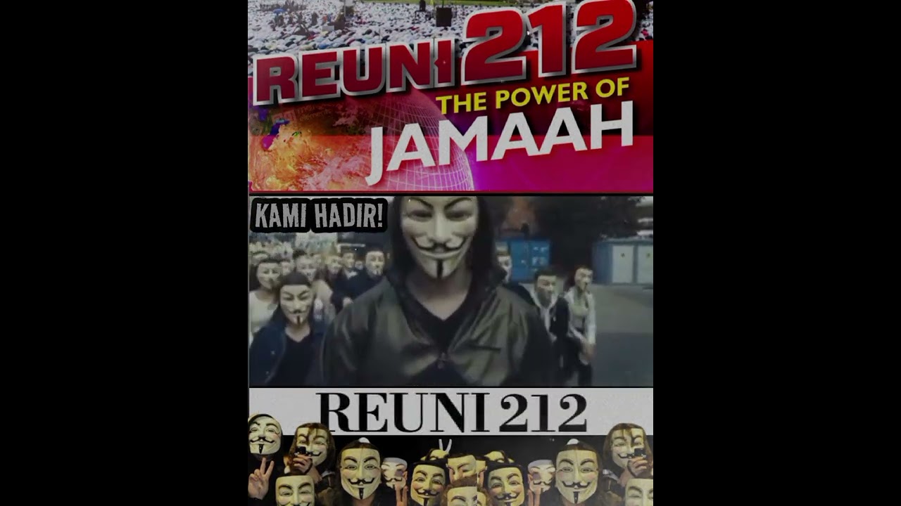 KAMI HADIR REUNI 212 #WORLDBROTHERHOOD