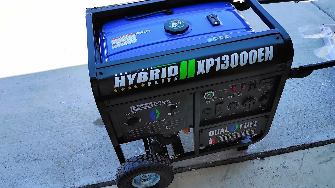 Surging DuroMax XP13000EH Portable Generator - Bypass Fuel Selector Switch