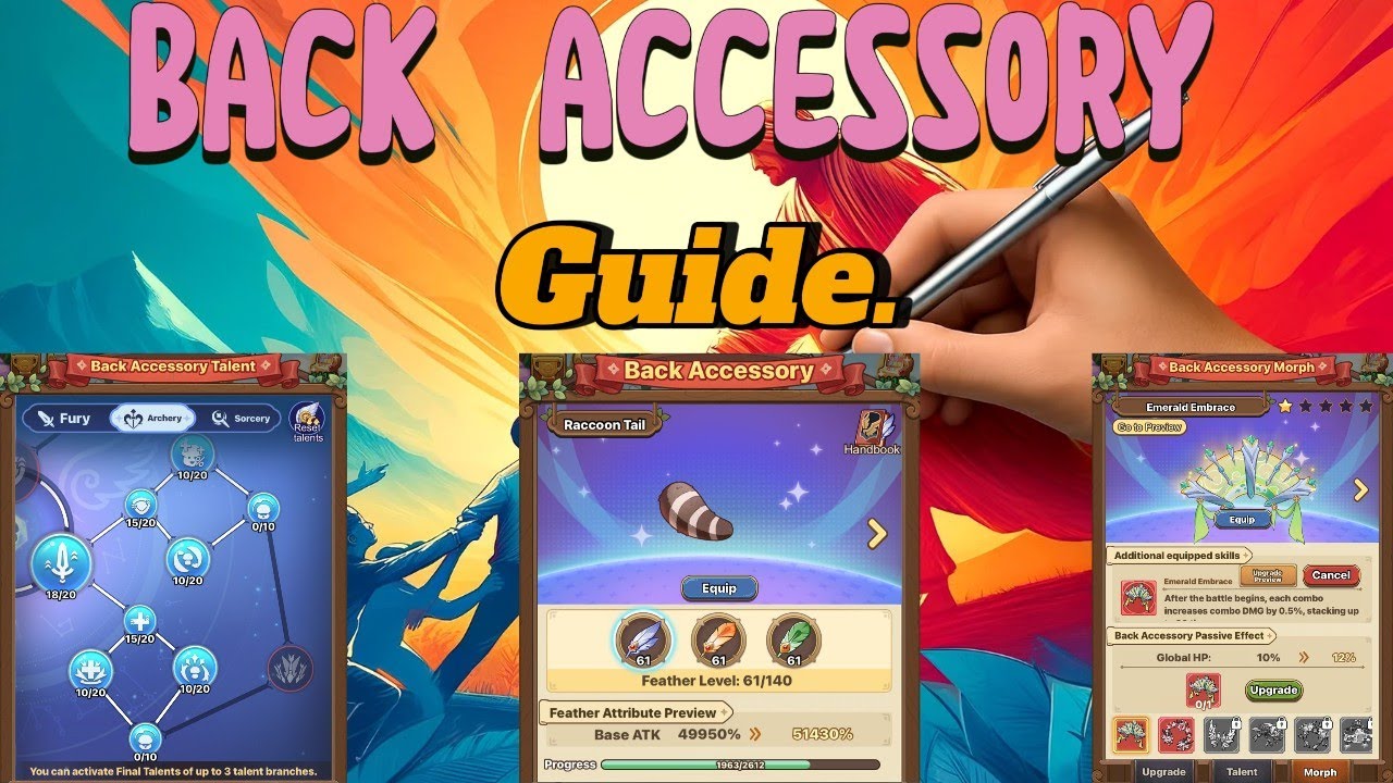 Back accessory guide! Legend of Mushroom!!