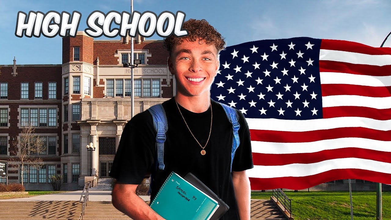 COMO É A FAMOSA HIGH SCHOOL DOS ESTADOS UNIDOS?!😬🇺🇸