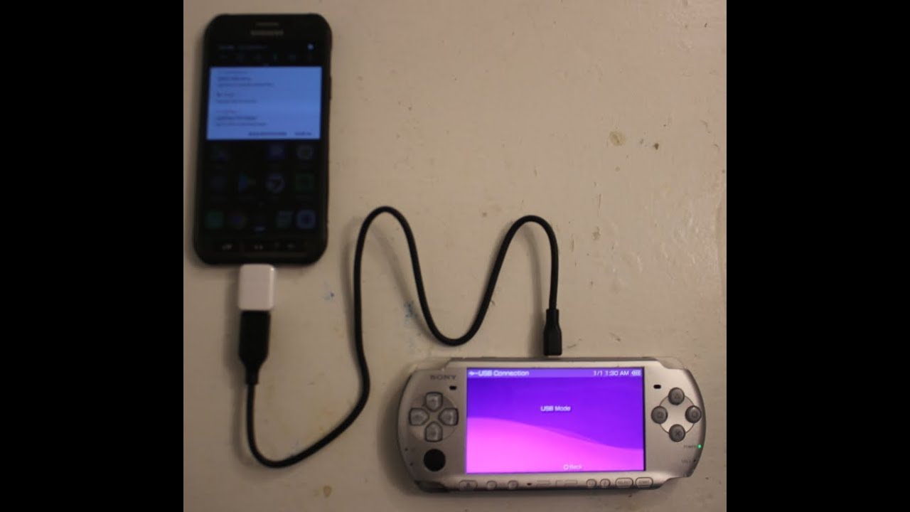 Copying files from Phone to PSP