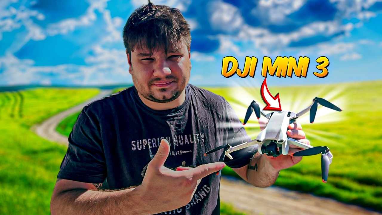VOEI O DJI MINI 3 PELA PRIMEIRA VEZ - COM IMAGENS DO DRONE EM 1080P