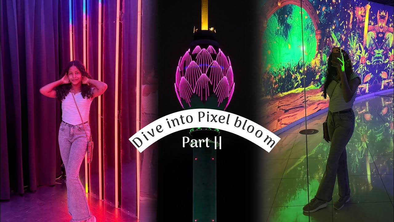 Pixel Bloom Experience🤩නෙළුම් කුලුන🌷🇱🇰colombo lotustower  #srilanka #minivlog #සිංහල 