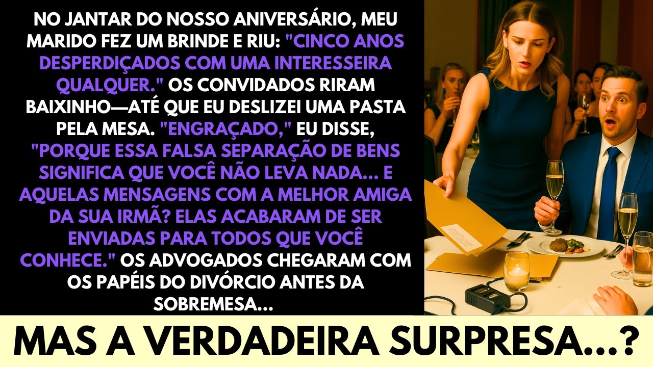 Revelei Que Meu Marido Tinha Outra No Nosso Jantar de Aniversário — Então Veio a Surpresa