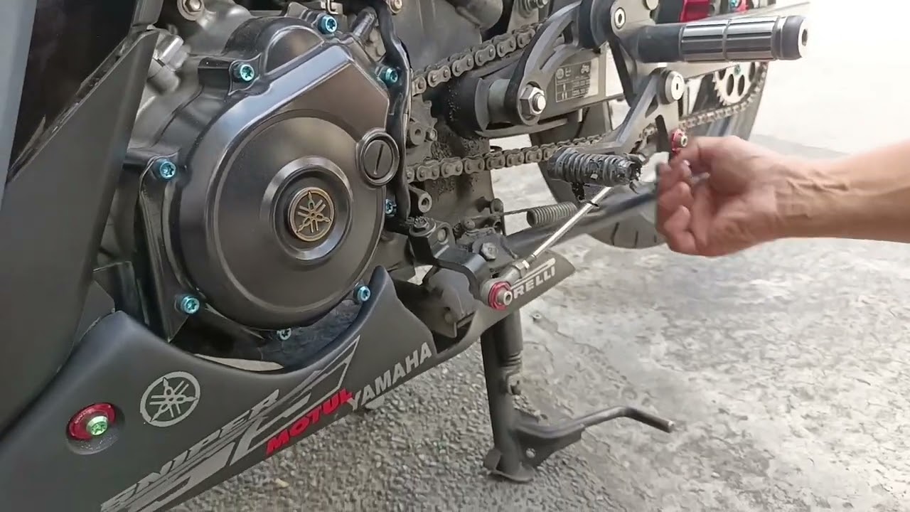 Yamaha Sniper 155 nag try Tayo mag lagay ng belly pan sa unit natin nabili natin sa shopee.
