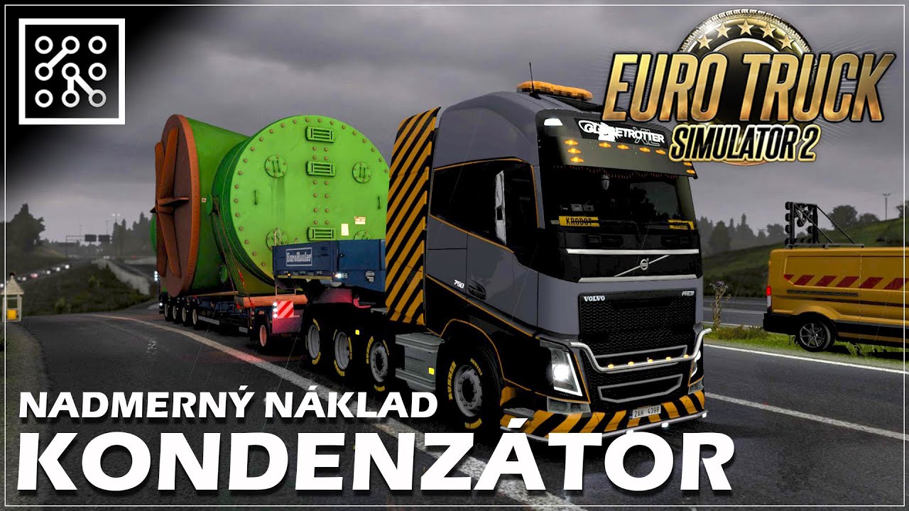 EURO TRUCK SIMULATOR 2 CZ | Nadměrný náklad - Kondenzátor - Thrustmaster T150 | Lets play | Česky