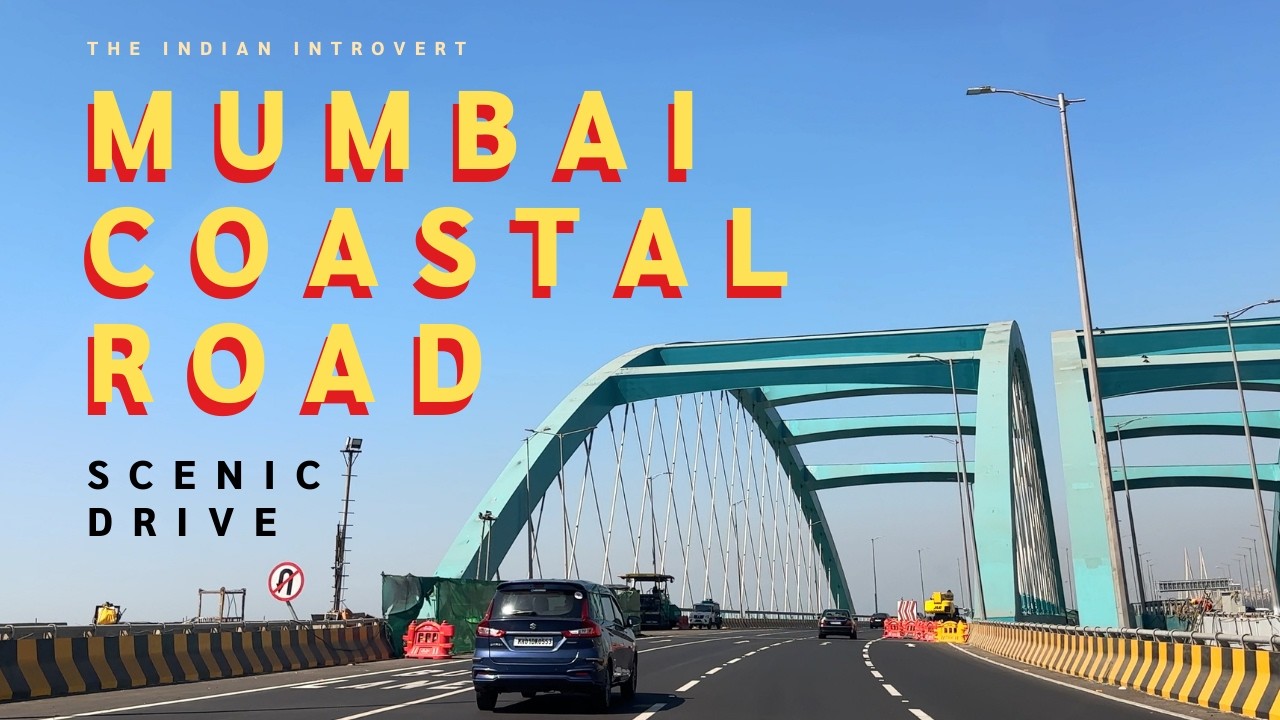 Scenic 4K Drive: Marine Drive to Bandra-Worli Sea Link via Mumbai's Coastal Road