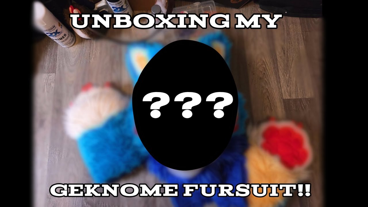 Geknome Fursuit Unboxing!! - Slushee the Kidcore Puppy