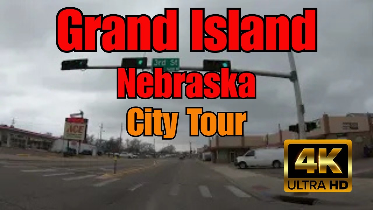 Driving Grand Island, Nebraska: City Streets & Local Sights | 4K POV Dashcam Tour