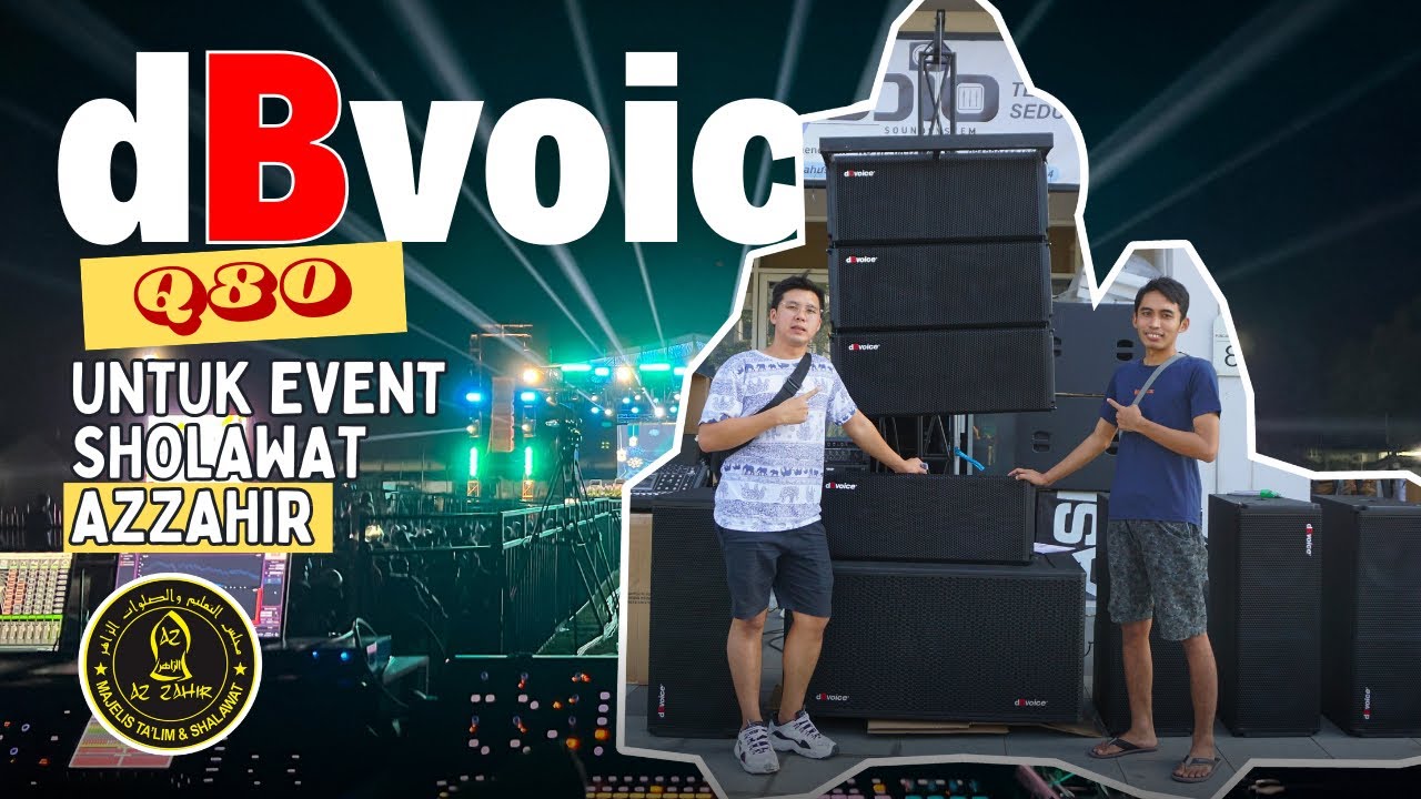 Full Cek sound Line array Neodymium diacara AZZAHIR | dBvoice Q80