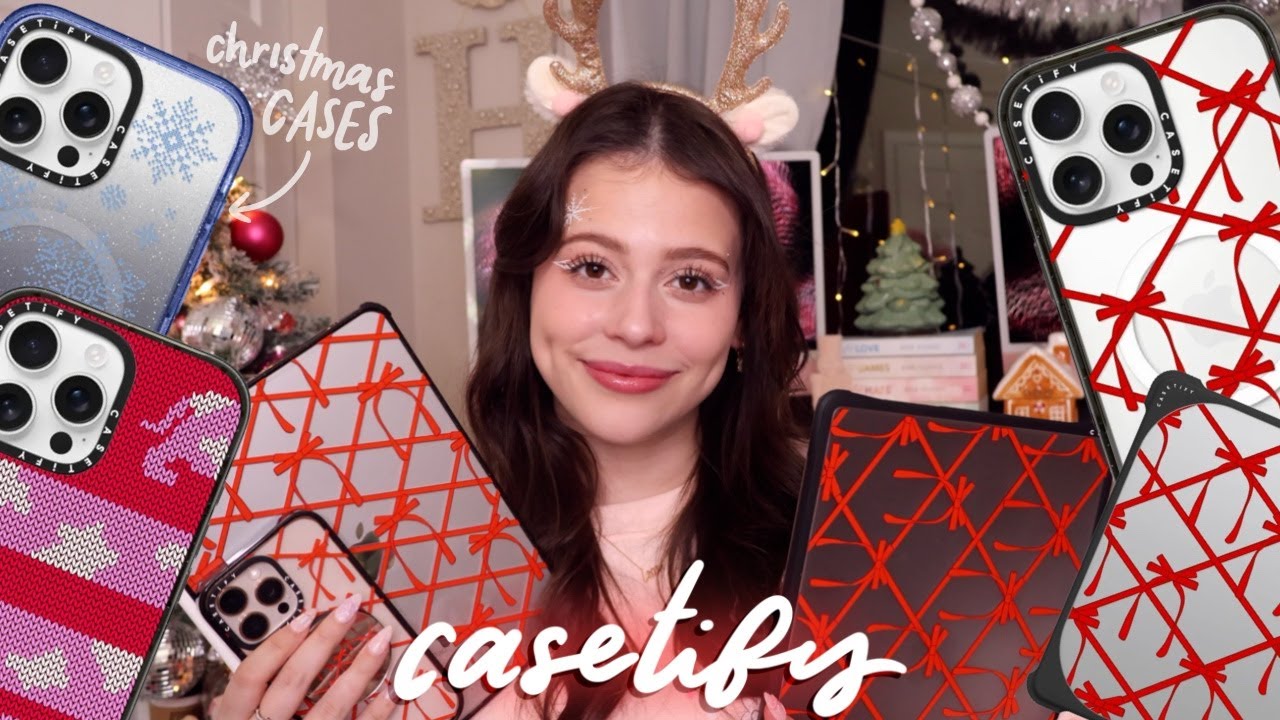 CASETiFY Christmas IPHONE CASE HAUL & gift guide for the it girls📱🎄✨