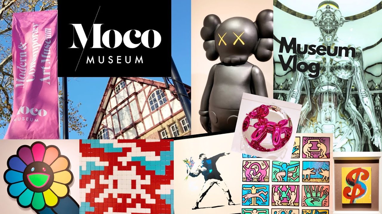 MOCO MUSEUM AMSTERDAM VLOG  | SORAYAMA | KAWS | HARING | BANKSY | WARHOL | KOONS | HIRST | ART