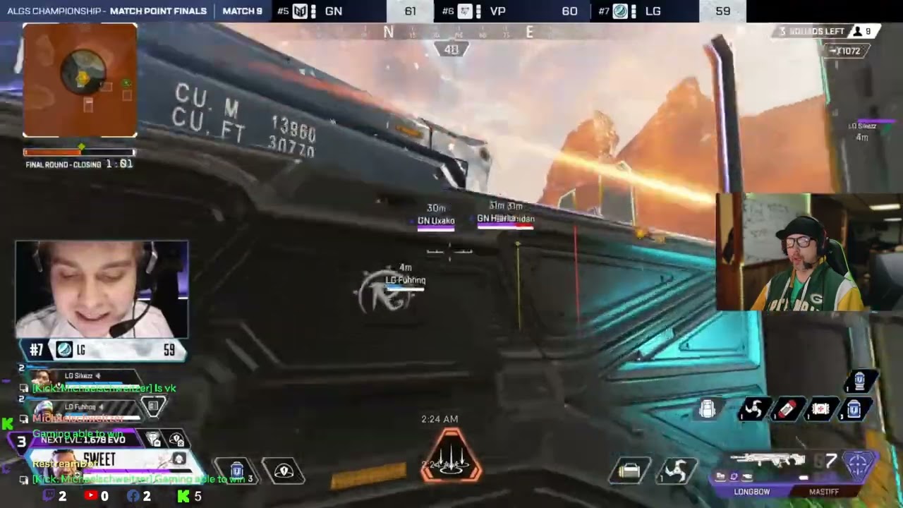 ALGS Grand Finals Match #9 end game 5 min clip! Your new ALGS Year 4 Champions! #algs #apex #winner