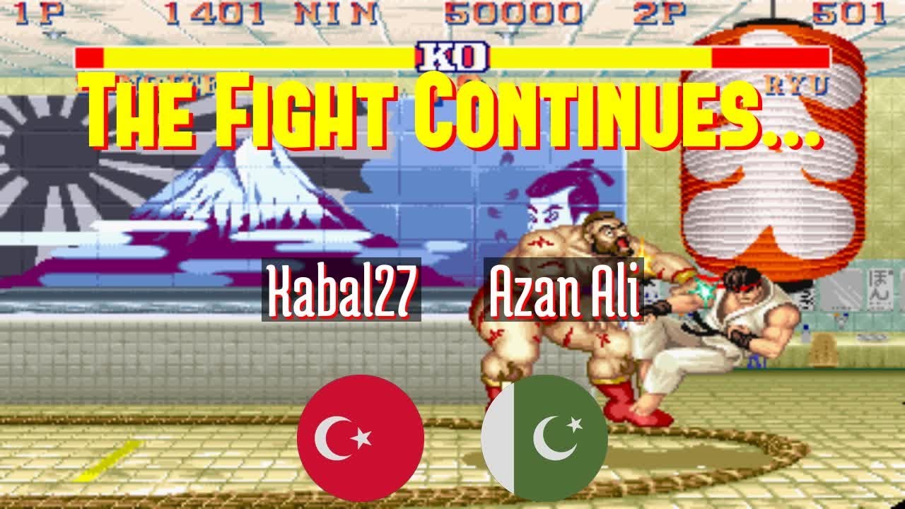 FT5 @sf2ce: Kabal27 (TR) vs Azan Ali (PK) [Street Fighter II Champion Edition Fightcade] Jan 8
