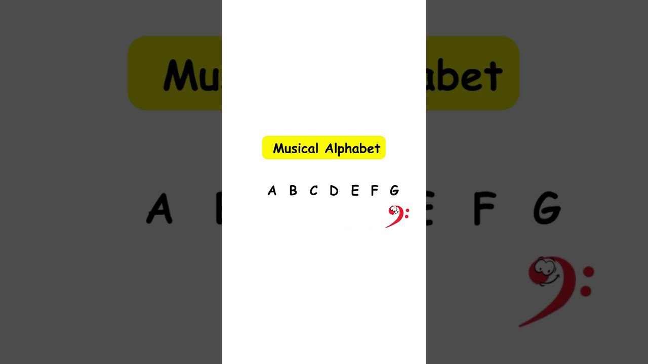 Music Notes in Bass Clef- Left hand on the piano