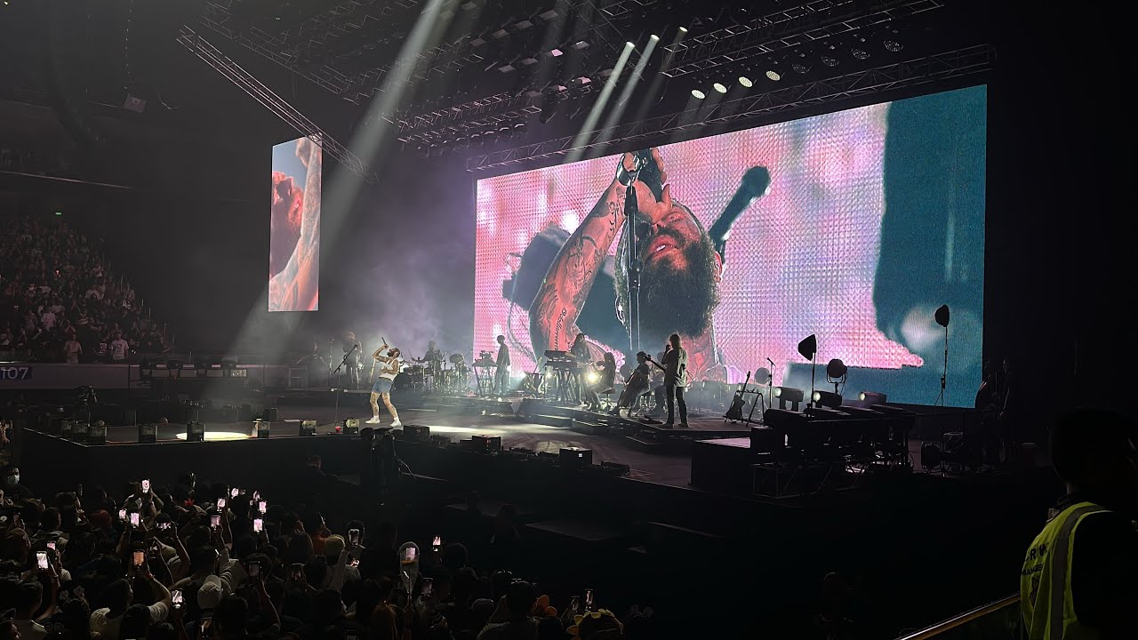 Post Malone - Too Young / White Iverson (Live in Manila 2023)