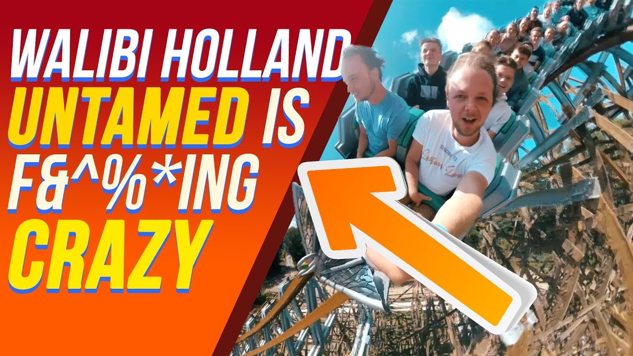 Untamed is CRAZY! Walibi Holland 2019 Vlog (4k) (360°)