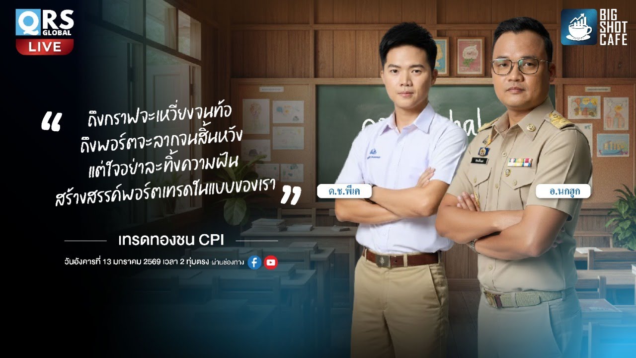 Big Shot Cafe -  เทรดสดทองคำ! ชนประกาศตัวเลขเงินเฟ้อ  - 13 ม.ค. 2569