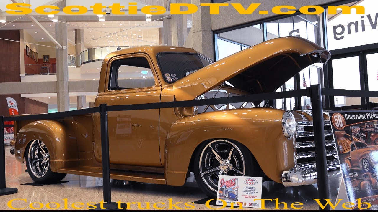1950 Chevrolet 3100 Pickup Street Truck Hot Rod Pickup 2021 NSRA Street Rod Nationals Louisville KY