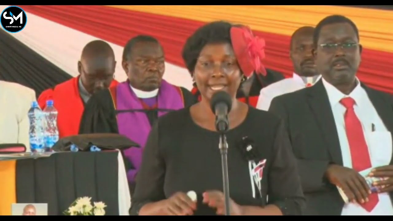 Jackson Kibor 1st Born Daughter Emotional Tribute at His Burial