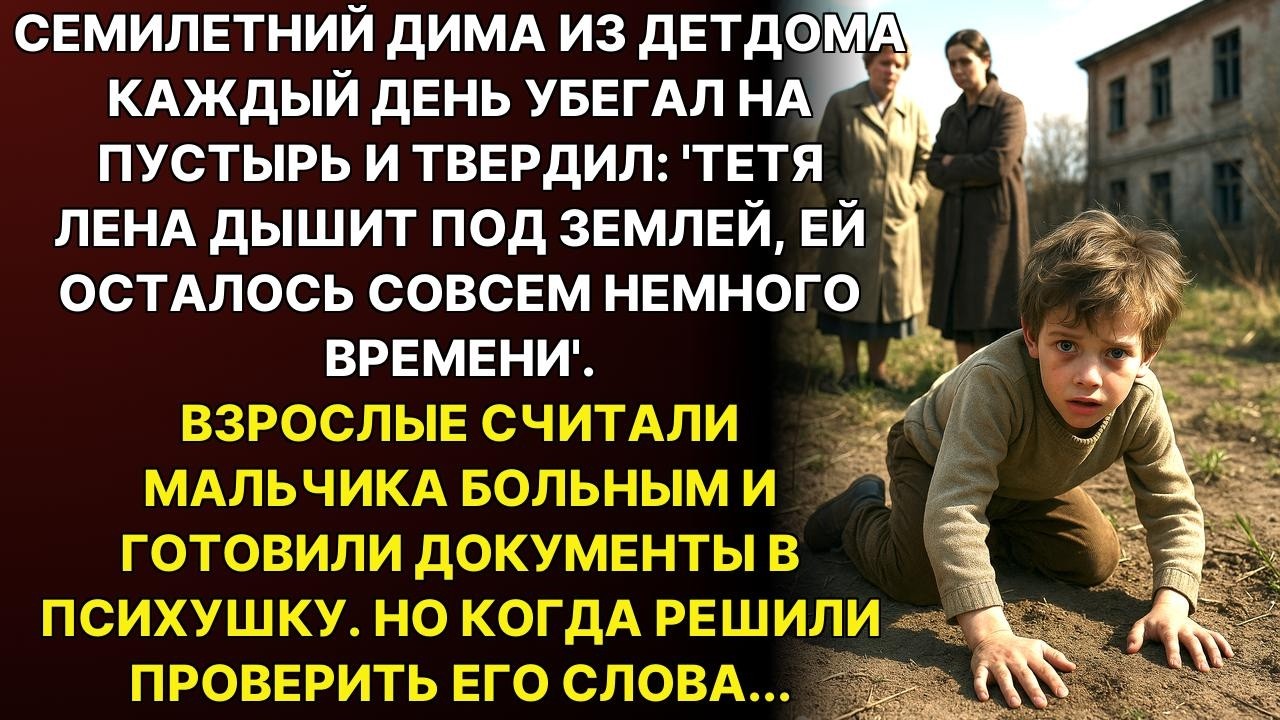 Семилетний мальчик твердил: 'Под землей кто-то дышит'. Никто не верил но когда решили проверить...