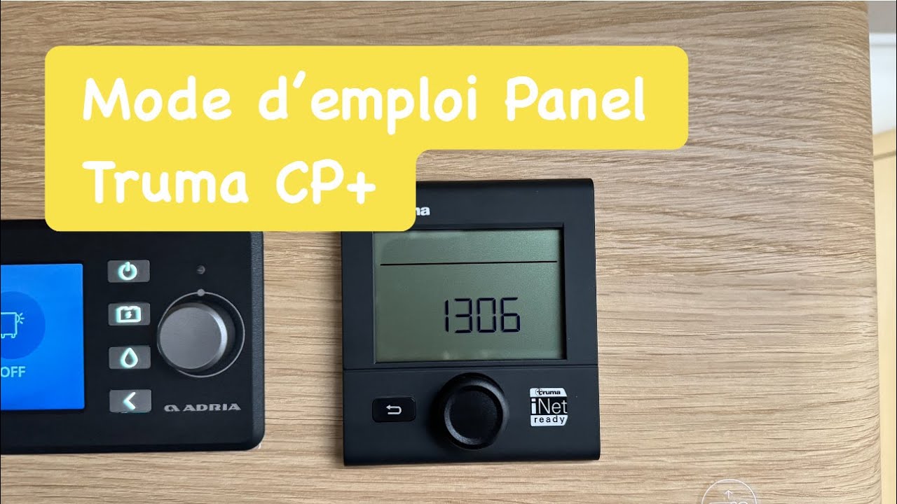 Mode d’emploi Panel de commande Truma CP Plus