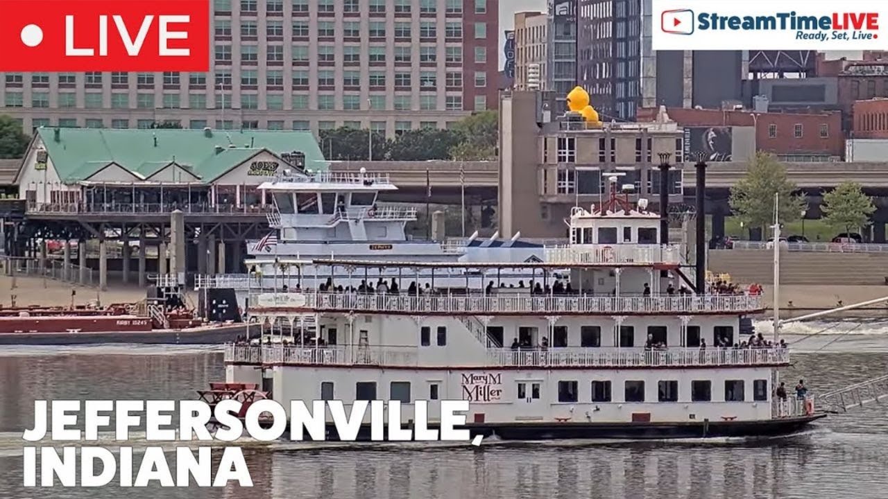 LIVE CAM: Ohio River, Jeffersonville, IN | StreamTime LIVE