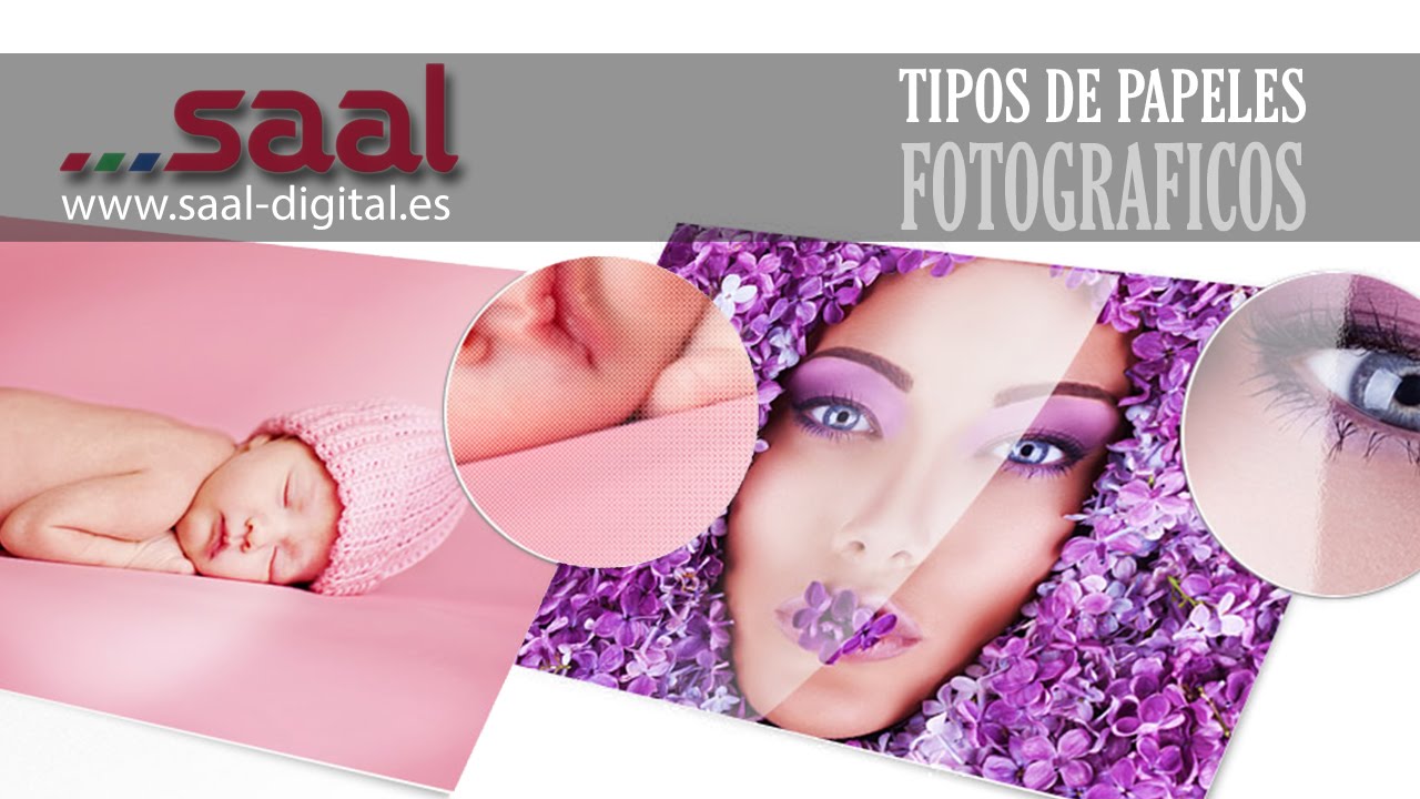 Tipos de Papeles Fotográficos; Brillo, Mate y Seda. Fuji, Kodak y Hanemühle. Saal Digital España
