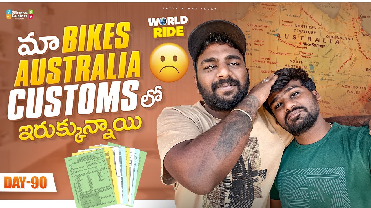 What Happened to Our Bikes in Australia 🇦🇺| WORLD RIDE DAY 90 | Bayya Sunny Yadav