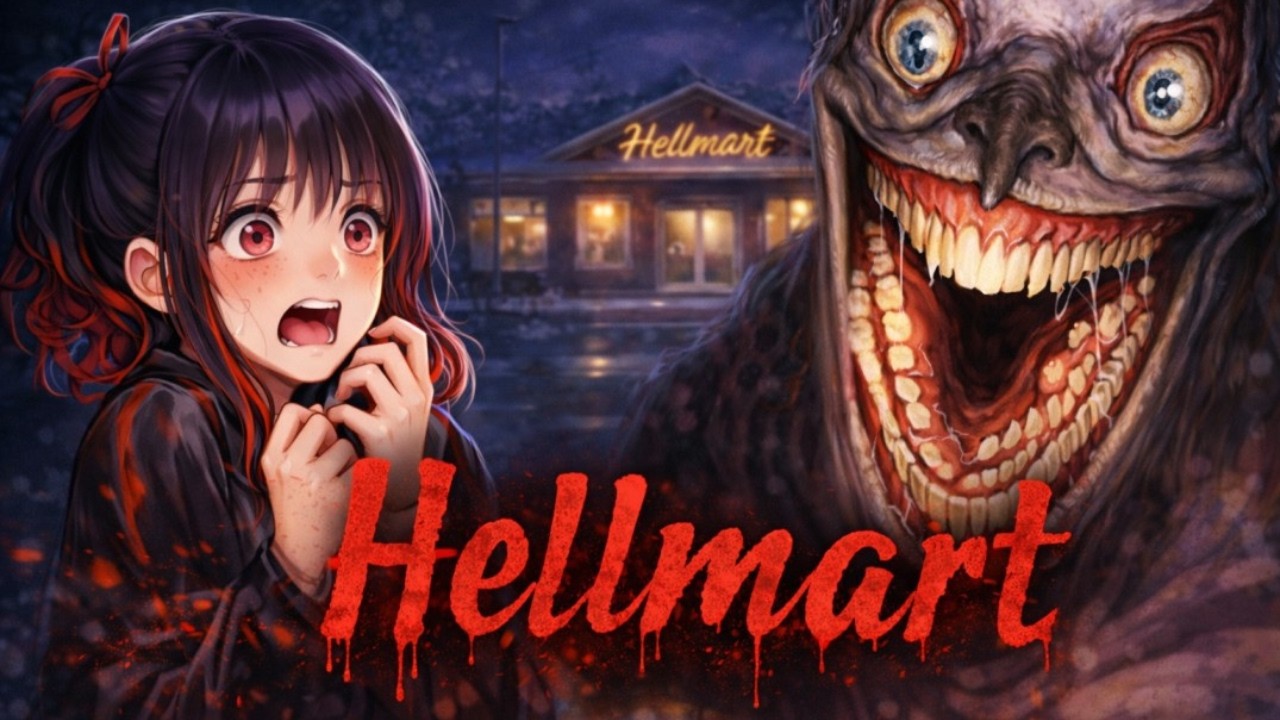 HELLMART – The Scariest Horror Game Ever?! 😱 Full Gameplay #girlgamer