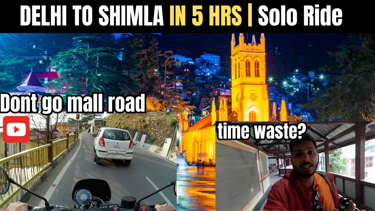 Delhi to Shimla on a Royal Enfield Hunter 350 : Solo Rider's Guide #motovlog #shimla