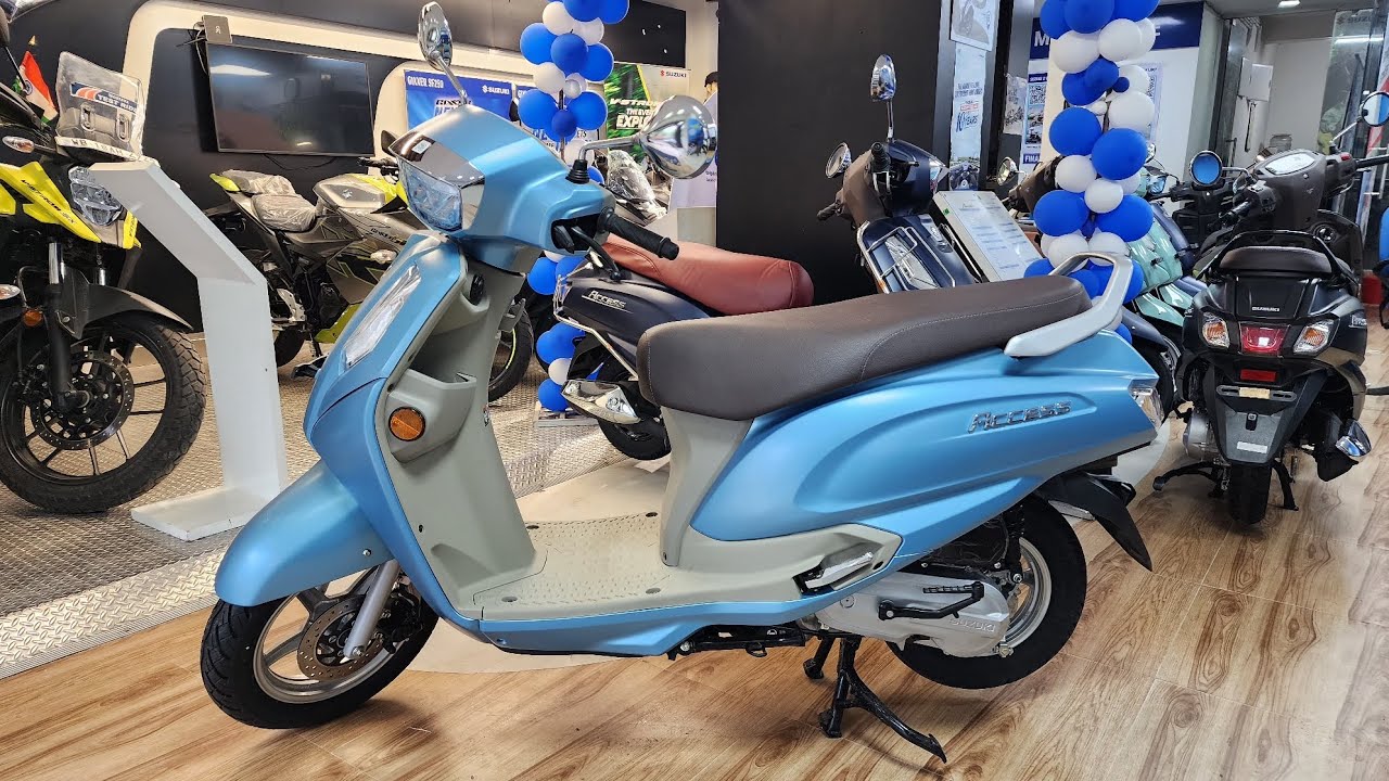 2025 Suzuki Access 125 Obd 2B New Aqua Silver Colour with New Colour TFT Display | #anmotoexpo