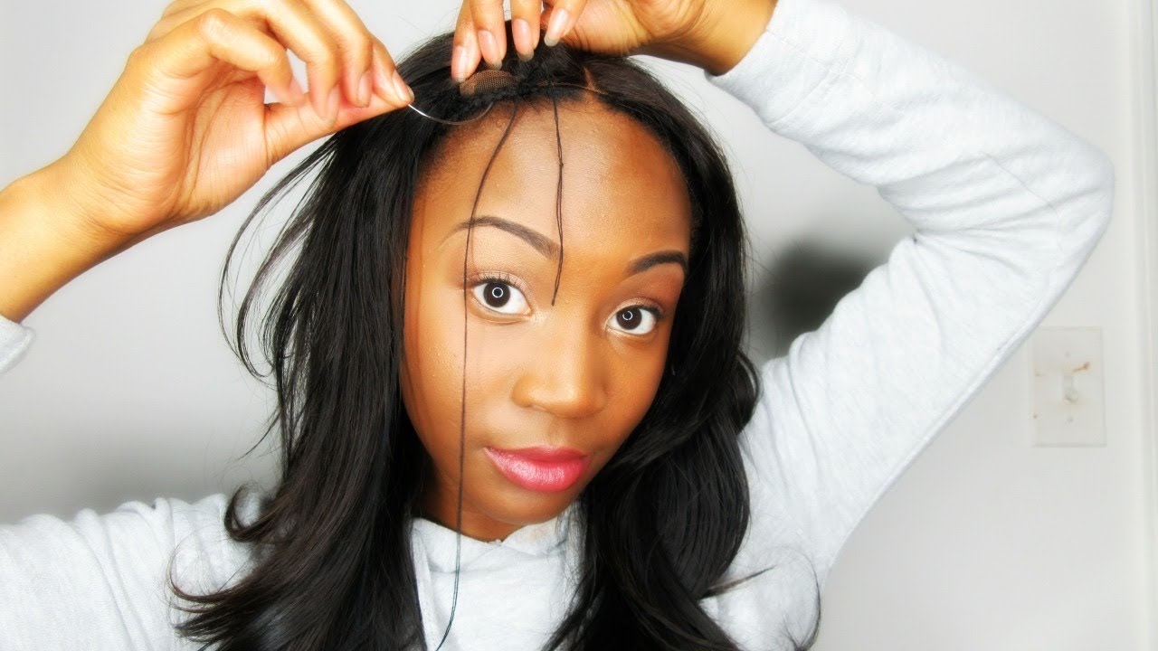 HOW TO SEW DOWN A FULL WIG WITH A CLOSURE!