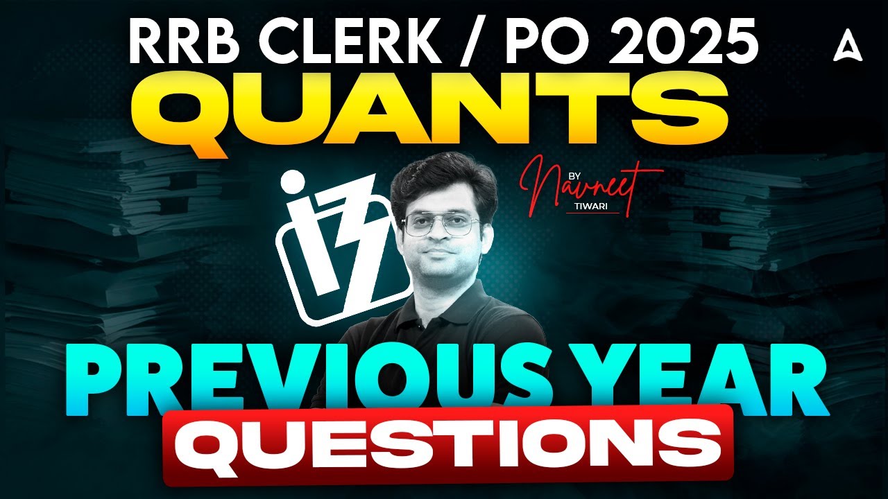 IBPS RRB Clerk & PO Quant 2025 | Quants Previous Year Questions 🔥| IBPS RRB Gramin Bank Quant  2025
